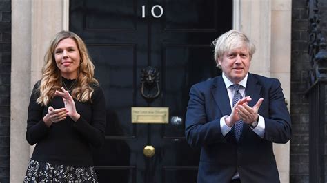 Coronavirus: Boris Johnson joined by fiancee Carrie Symonds as they lead nationwide clap for ...