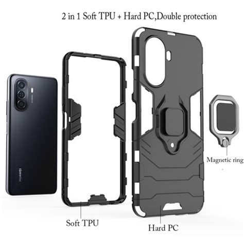 Funda Para Huawei Nova Y70 Mga Lx3 Uso Rudo Carcasa 2 Mica Meses