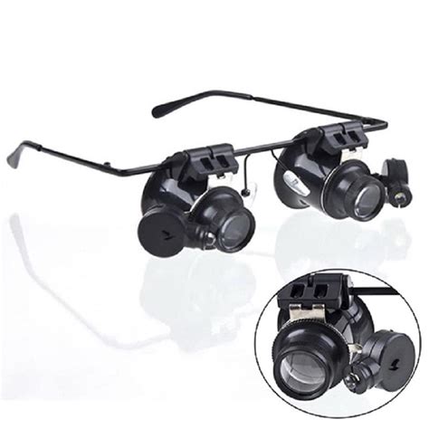 Buy Puntos 20x Magnifier Magnifying Glasses Loupe Lens Loupe Jeweler Watch Repair Led Light At