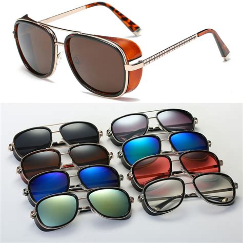 Iron Man 3 Matsuda Tony Stark Sunglasses Men Rossi Coating Retro Vintage Shopee Malaysia