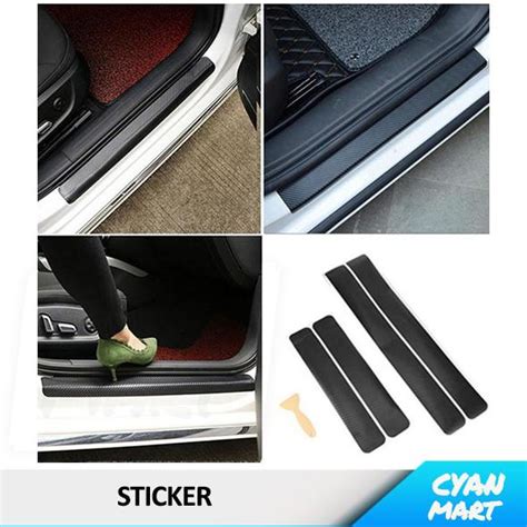 Jual Jual Sticker Carbon 3D Auto Variasi Kevlar Pelindung Pinggir Pintu