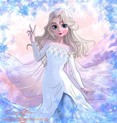 Elsa The Fifth Spirit Elsa The Snow Queen Image By Sayuri Watanabe