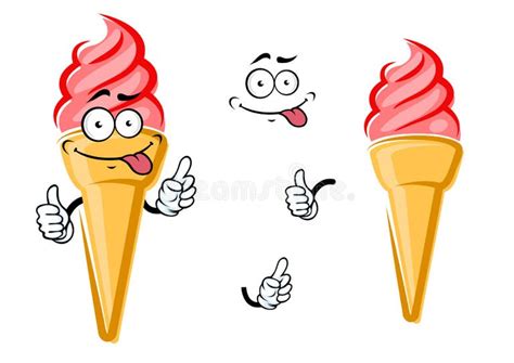 Ice Cream Cone Cartoon Stock Illustrations 37 178 Ice Cream Cone