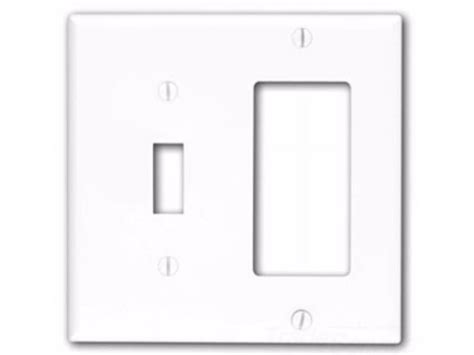 Leviton 80707 I 2 Gang 1 Toggle 1 Decora Gfci Device Combination Wallplate Ivory