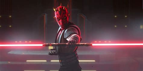 Darth Mauls Double Bladed Lightsaber Has A Surprising Origin