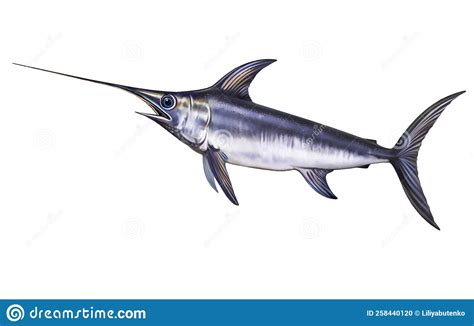 Swordfish Xiphias Gladius Stock Illustration Illustration Of Large