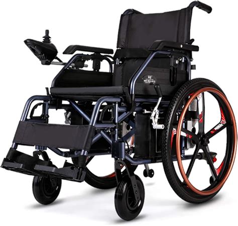 HAIYU Fauteuil roulant électrique pliable ultra léger pour adultes