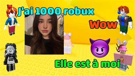 HISTOIRE ROBLOX Mon Amie A 1000 Robux Et Elle Ne Veut Plus Jouer Avec