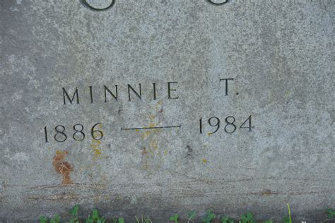 Minnie E Thompson Couch 1886 1984 Memorial Find A Grave