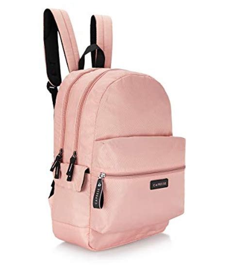 Caprese Light Pink Cotton Backpack Buy Caprese Light Pink Cotton