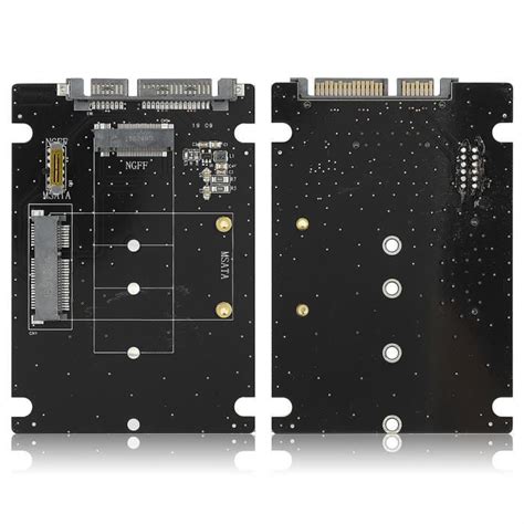 Carte Adaptateur SATA Carte Convertisseur Adaptateur MSATA M 2 SSD