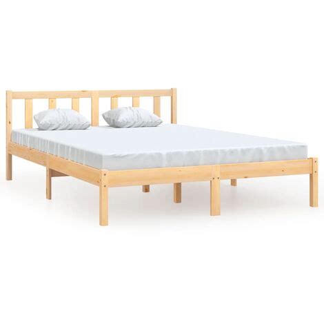 Bed Frame Without Mattress Solid Wood X Cm Vidaxl