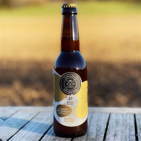 Bière Artisanale Blonde au Miel Autour du Miel Vallées Gatinaises