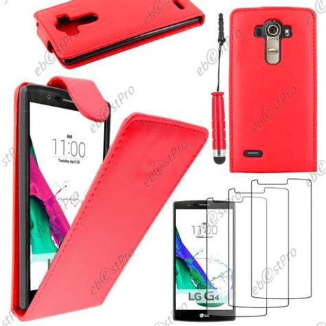 Ebeststar Etui Rabat Lg G Rouge Mini Stylet Film Cdiscount