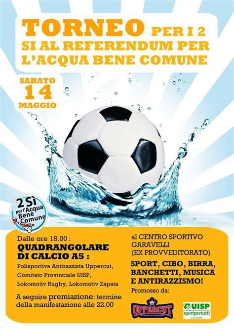 Alessandria Quadrangolare di calcio a 5 per i due sì al referendum