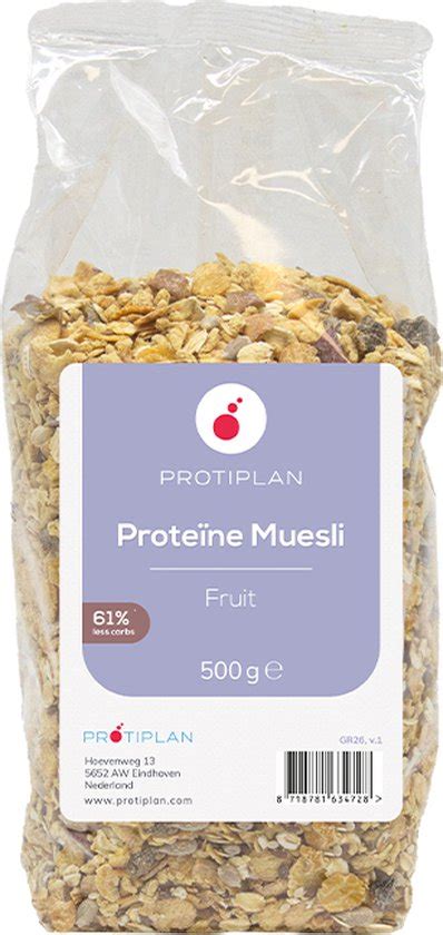 Protiplan Prote Ne Muesli Fruit X Gram Perfect Voor Een