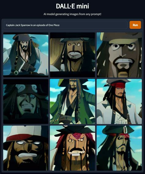 Captain Jack Sparrow in an episode of One Piece : r/weirddalle