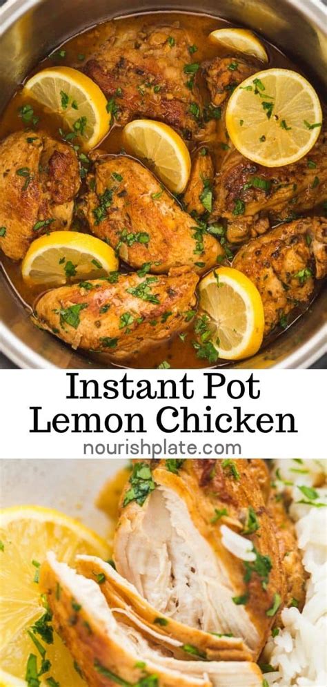 Instant Pot Lemon Garlic Chicken Artofit