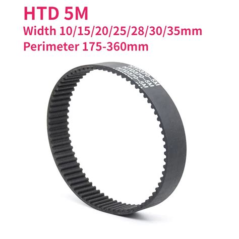 Htd M Closed Loop Rubber Synchronous Belt Pitch Mm Width