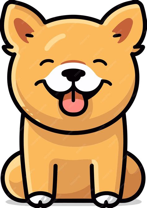 Premium Vector | Vectorized Furry Faces Dog Illustration Set Charming