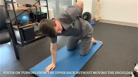 Quadruped Thoracic Spine Rotations Youtube