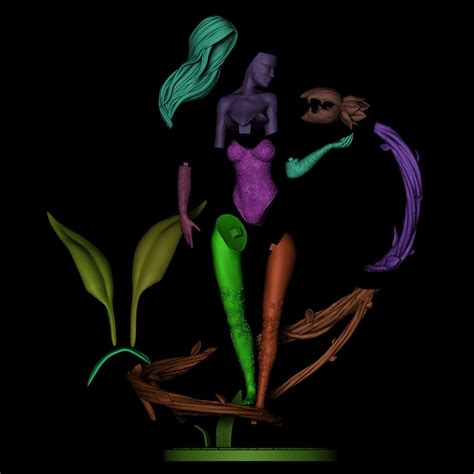 Poison Ivy 3d Print Model 3d Model 3d Printable Cgtrader