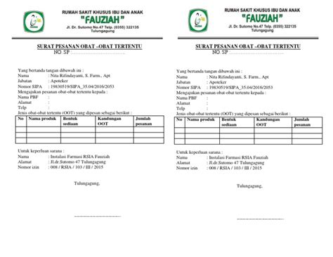 Surat Pesanan Oot Pdf
