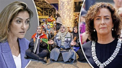 Femke Halsema En Dilan Yesilgöz Botsen Hard Over Pro Palestijnse Demonstraties Op Ns Stations