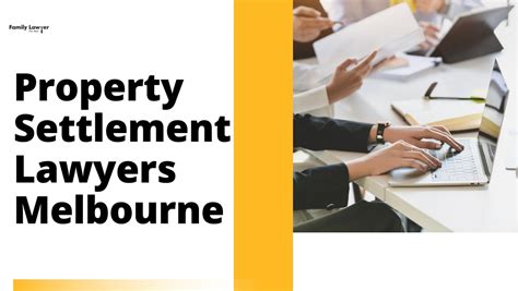 Property Settlement Lawyers Melbourne