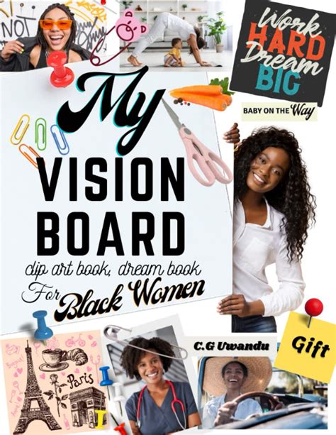 Buy My Vision Board For Black Women The First Clip Art Book With Close