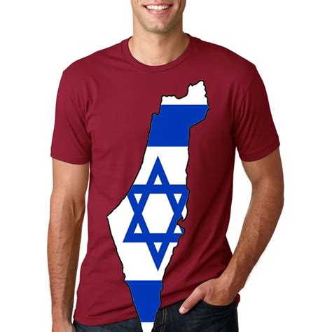 New Israel T Shirt Men Casual Cotton Summer Short Sleeve Funny Israel