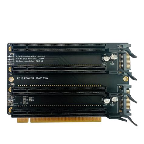 Pci E X To Expansion Card Gen Split Card Pcie Bifurcation