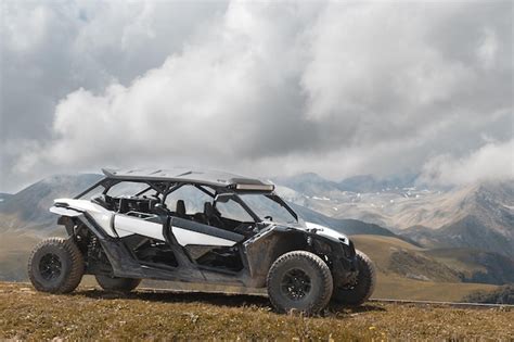 Premium Photo | Offroad utv side by side buggy in a mountains