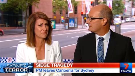 Newscaster Breaks Down On Air After Realizing She Knows Sydney Siege