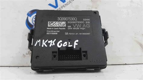 Volkswagen Golf MK7 2017 2020 Gateway Control Module Unit 3Q0907530Q