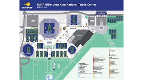 Us Open Grounds Map Official Site Of The 2024 Us Open Tennis