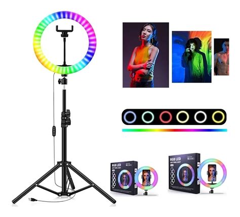 Aro De Luz Led Rgb Multicolor Bluetooth Tripie Mercado Libre