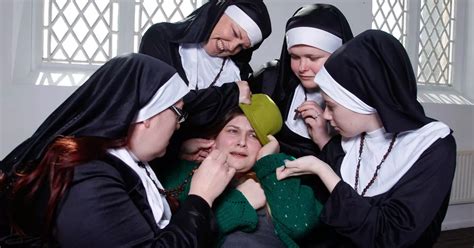 Huddersfield Drama Students Dress Up As Nuns And Priests Huddersfield