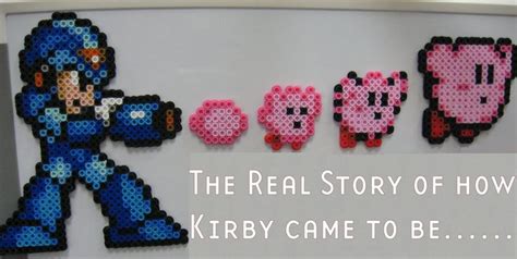 How Kirby Came To Be Made With Perler Beads Perler Beads Designs