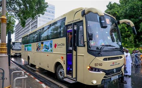 Transport urbain 33 bus nouveaux bus de Dakar Dem Dikk réceptionnés