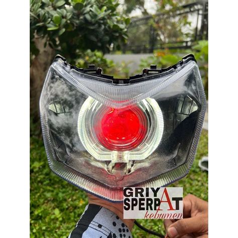 Jual REFLEKTOR LAMPU DEPAN SUPRA X 125 FI INJEKSI BILED LED Shopee