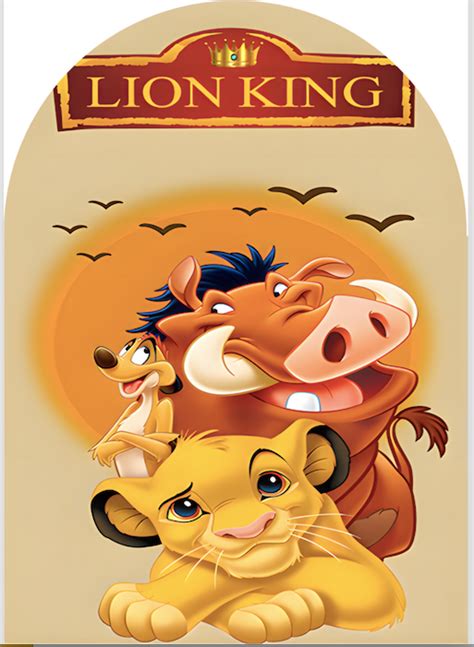 Customize Size The Lion King Simba Photo Background Cover Arch For Chi ...