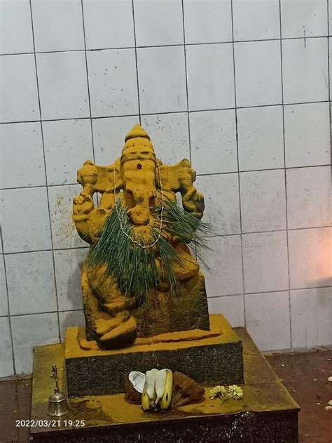 Sri Ganesh At Sri Durga Vinayaka Venkateshwara Swamy Temple Vennelagada