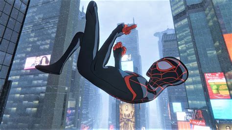 Spider Man Miles Morales Animated Suit High Action Combat And Stylish