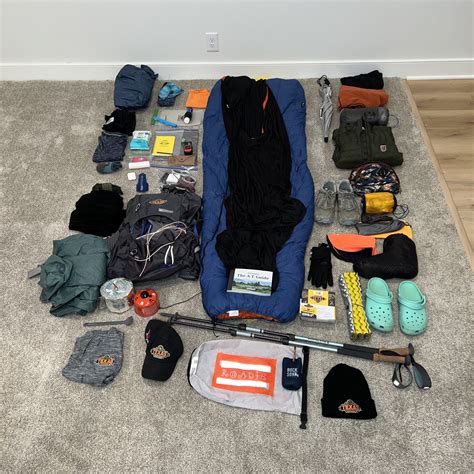 Appalachian Trail 2022 Thru Hike Full Gear List The Trek