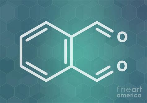 Phthalaldehyde Disinfectant Molecule Photograph by Molekuul/science ...