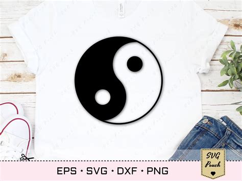 Ying Yang Sign SVG 540644 Cut Files Design Bundles