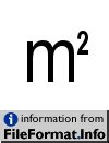 Unicode Character 'SQUARE M SQUARED' (U+33A1)