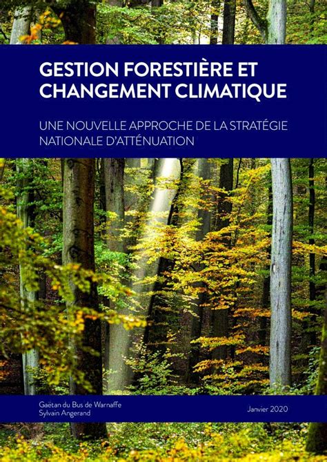 Pdf Gestion Foresti Re Et Changement Climatique Gestion Forestire