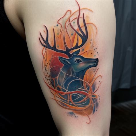 58 Stag Tattoo Ideas - TattooClue.com